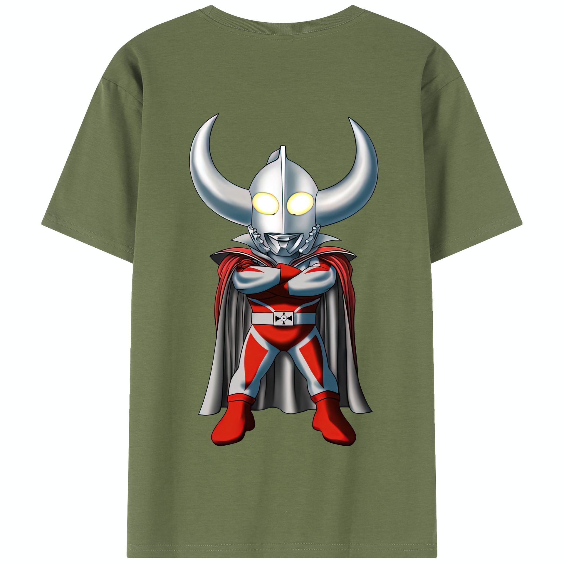 （画像用） ウルトラマン Ultraman 綿100％半袖Tシャツ（背面プリント）